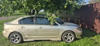 Mazda 3, 2005 года, 80 лс, 492555 км, VIN: JMZBK12Z261302967, коробка механическая, цвет: серо-золотистый.