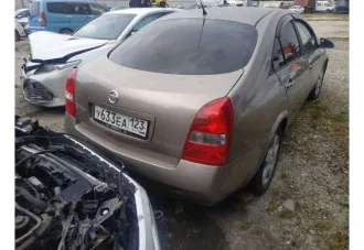 Nissan Primera 2004 года, 116 л.с., 450000 км. Транспортное средство - легковой автомобиль NISSAN PRIMERA 1.8 ELEGANCE, 2004 года выпуска, VIN: SJNBBAP12U0216798, ГРЗ У633ЕА123. Транспортное средство находится в