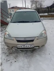Suzuki Aerio 2002 года, разукомплектованный легковой автомобиль (требуется капитальный ремонт, не на ходу), марка: SUZUKI, модель: AERIO, год изготовления: 2002, VIN: отсутствует, кузов №: RB21S 200708