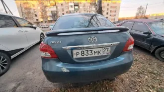 Toyota Belta 2012 года выпуска, государственный регистрационный знак Р833МК27.