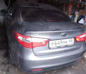 Автомобиль легковой, марка: Kia, модель: Rio, VIN: Z94CC41BADR099729, гос. рег. номер: Р649МК68, год изготовления: 2012