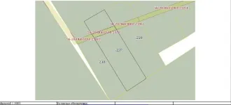 Земельный участок площадью 2499 кв.м в Оренбургской области, Октябрьский район, село Комиссарово. Кадастровый номер: 56:20:0603001:237. Вид разрешённого использования: 2.2.