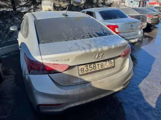 Hyundai Solaris 2019, легковой автомобиль, марка: Hyundai, модель: Solaris, год изготовления: 2019, цвет: серебристый, VIN: Z94K241CBLR170158, г/н: В358ТВ716, мощность двигателя, л. с. (кВт): 123, рабочий объем двигателя, куб. см: 1591. Имущество находится в залоге у АО "Экспобанк" (ИНН 7708397772…