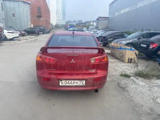 Mitsubishi Lancer 2008 года выпуска, красного цвета, VIN: JMBSRCY2A8U011235. Пробег 254 000 км. В неисправном техническом состоянии: требуется замена электро рулевой рейки, замена или ремонт АКПП (не работает 2 передача), замена цепи, замена ГРМ и роликов, замена клапанов и шатунов, неисправна…