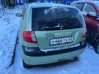 Хендэ Getz GL 1.4 MT. Год выпуска: 2008. Идентификационный номер (VIN): KMHBT51DP8U791937. Цвет кузова: светло-зеленый.