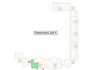 Жилое помещение по адресу: г. Москва, ул. Главмосстроя, д. 5, кв.9 общей площадью 129,3 кв.м. (Этаж № 4), кадастровый номер: 77:07:0015003:33189. Вид жилого помещения: Жилое. Общая площадь: 129.3