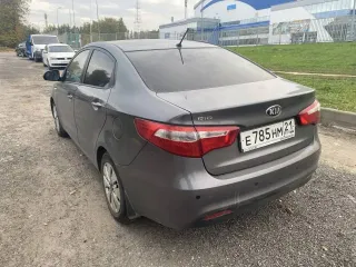Kia Rio 2015 года, 123 лс, 167000 км, АКПП, идентификационный номер (VIN): Z94CB41BBFR274538, пробег: 167 000, гос. номер: Е785НМ21, цвет кузова: темно-серый