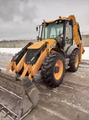 Экскаватор-погрузчик колесный JCB-4CX, модель JCB-4CX, двигатель № SB40066U2105307, мощность двигателя 100.9 л.с., цвет желтый, 2007 г.в., г.р.з. 8539PO78. Находится на территории завода в г. Торжок.