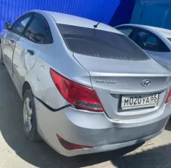 Автомобиль Hyundai Solaris, цвет: серебристый, 2016 года выпуска, гос. номер М020УА65, VIN Z94CT41DAHR489213, тип ТС: легковой, категория ТС: В, шасси (рама) №: отсутствует, кузов (кабина, прицеп) №: Z94CT41DAHR489213, ограничения/обременения: не зарегистрировано.