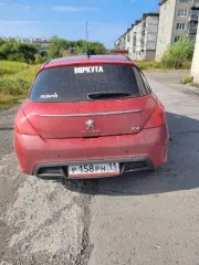 Легковой автомобиль Peugeot 308, 2011 год, красный цвет. VIN: Z8T4C5FS9BM017140, ПТС: 4300775997, госномер: P158PH11, номер двигателя: 88/120, экологический класс 4. Разрешенная максимальная масса 1835 кг, масса без нагрузки 1387 кг.