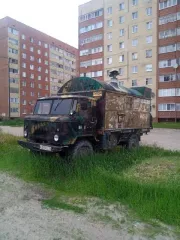 Грузовой фургон ГАЗ 6605 1969 года, госномер О513СС11. Двигатель модель 165649 (6603), 115 л.с., 4250 куб.см. Шасси №4196506. Пробег 111111 км. Использовался как "баня на колёсах". Не эксплуатировался несколько лет. Неисправны тормоза, сломаны тормозные цилиндры. Имеет большой расход топлива…