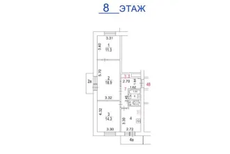 Продажа имущества, находящегося в собственности города Москвы, жилое помещение по адресу: г. Москва, пер. Госпитальный, д. 8, кв. 48, общей площадью 64,8 кв. м, (этаж № 8), кадастровый номер: 77:01:0003013:2861 Продажа имущества, находящегося в собственности города Москвы, жилое помещение по…