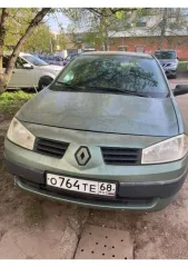 Renault Megane 2004 года, 98 л.с., пробег 290751 км, госномер 0764ТЕ68, VIN: VF1BM1A0H31755820. Автомобиль на ходу, техническое состояние удовлетворительное. Фактическое состояние определяется при осмотре. Все риски, связанные с неознакомлением с имуществом, несет покупатель.