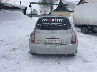 Nissan March, 2005 года, 90 лс, 384915 км, АКПП, транспортное средство: Ниссан Марч, идентификационный номер (VIN): номер кузова AK12839706, год изготовления: 2005, госномер Е772ТЕ54.