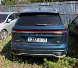 Geely Monjaro 2023 года, 238 лс, АКПП, транспортное средство – легковой автомобиль, марка/модель – GEELY MONJARO, идентификационный номер (VIN номер): LB37852D8PS164282, год изготовления: 2023, гос.номер Е383ОК08.
