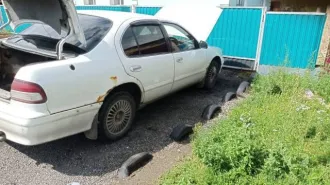 Nissan Cefiro, 1998 года, 155 лс, легковой автомобиль, номер двигателя VQZ0 00B069A, кузов № A32508943 (требуется ремонт двигателя, замков и стеклоподъемников с левой стороны, кузов-распил, коррозия по кузову, пороги гнилые, правая стойка вырвана и подварена)