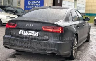 AUDI A6, 2016 г.в., VIN WAUZZZ4G5GN198058, цвет Темно Серый, г/н В888ТМ86. Залогодержатель  ПАО  Росбанк