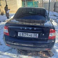 Автомобиль Lada Priora 217050 (легковой седан), 2017 года выпуска, цвет - черный, идентификационный номер (VIN) XTA217050H0552441, государственный номер Е839НЕ08, номер кузова (прицепа) XTA217050H0552441, номер двигателя 2691949, рабочий объем двигателя - 1596 куб. см, мощность двигателя – 78…