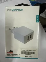 Адаптеры питания Monarch Dual USB 3.4A SA28, 29 шт, новые. Вид оборудования: адаптер питания. Состояние объекта: новое.