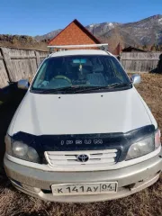 Toyota Ipsum 1997 года. Разукомплектованный легковой автомобиль, марка: Toyota, модель: Ipsum, год изготовления: 1997, VIN: отсутствует, г/н: к141ау04, кузов №: SXM107030163. Требуется ремонт мотора, не на ходу.