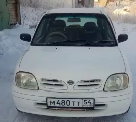 Автомобиль легковой комби (хэтчбек) Nissan March, 1997 г.в., рег.знак М480ТТ54, VIN отсутствует, кузов K11617693, цвет белый.