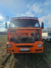Камаз 65201 2017 года, цвет оранжевый, VIN XTC652014H1377589, самосвал.