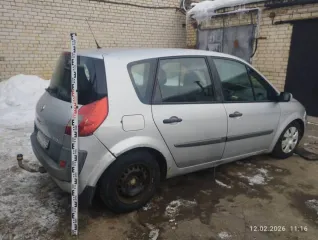 Renault Scenic 2007 года, 113 л.с., 200000 км. Легковой автомобиль, марка: RENAULT, модель: SCENIC AUC16 110 96, год изготовления: 2007, цвет: светло-серо-голубой, VIN: VF1JM1B0H37998547, ПТС: 77ТО 531160, г/н: Н090ВХ60, модель двигателя: K4MD812, тип двигателя: бензиновый, двигатель №: D135828