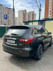 Infiniti QX60 2014 года выпуска, VIN 5N1CL0MM7EC541422. Цвет кузова зеленый. Объем двигателя 2488 см³, мощность 234 л.с. Экологический класс 4. Техническое состояние и комплектность оцениваются при самостоятельном осмотре. Покупатель, подавая заявку, подтверждает ознакомление с состоянием и…