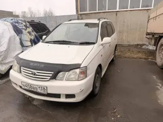 Toyota Gaia, 1999, 135 лс, 120000 км, АКПП, легковой автомобиль, марка: Toyota, модель: Gaia, год изготовления: 1999, цвет: белый, г/н: H458BB138, кузов №: SXM10-0175727.