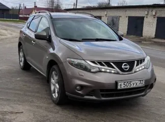 Nissan Murano, 2012 года, 249 лс, VIN: Z8NTANZ51CS006190, Государственный регистрационный знак: Е505УХ32, Рабочий объем двигателя: 3498.00 куб. см, Мощность двигателя: 249.00 л.с., Вид двигателя: Бензиновый, коробка - вариатор, пробег 330 тыс.