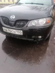 Nissan Almera 1.8 Comfort, черный, 2004 год, госномер В676СН150, VIN SJNBBAN16U0534861, мощность 116 л.с., объем двигателя 1769 см³, страна вывоза Финляндия.