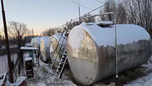 Ёмкость 25м3 - 1шт. Объект находится в удовлетворительном состоянии. Местонахождение: РФ, Забайкальский край, Агинский район, пгт. Агинское, ул. 30 лет Победы, 2а.