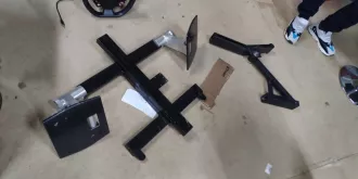 Основание установки виртуальной реальности, БУ, некомплект, 6 шт. 
Имущество - БУ, разукомплектовано, по акту в нерабочем состоянии, оценка не проводилась
Местонахождение имущества - г. Тверь