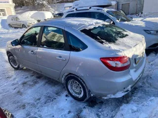 Lada Granta 2024, 90 л.с., 27705 км. VIN XTA219140R0555751, госномер Р768АА550, пробег 27 705 км, цвет кузова серый, двигатель 1.6 л (90 л.с.), МКПП.