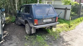 Lada 4X4 2015 года выпуска, цвет темно-зеленый, VIN XTA212140G2232230, государственный номер O268KM29, объем двигателя 1690 куб. см, мощность двигателя 61 кВт/82,9 л.с, многочисленные следы ржавчины по кузову.
