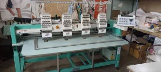 Вышивальный автомат TAJIMA и раскройный комплекс GERBERcutter, опция переезда к раскройному комплексу.