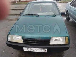 ВАЗ 21099 2003 года, VIN XTA21099033511181, категория B, цвет кузова серебристо-зеленый, мощность двигателя 57.2 кВт, рабочий объем 1499 куб. см, разрешенная максимальная масса 1395 кг, масса без нагрузки 970 кг.