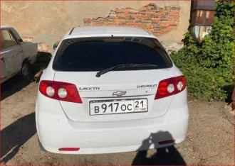 Chevrolet Lacetti 2012 года, VIN: XUUNF487JC0020816, государственный номер: В917ОС21.