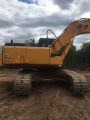 Экскаватор Hyundai R210LC-7 2008 года, цвет серый, желтый, госномер 6821 CB 78, номер двигателя B59-26431500.