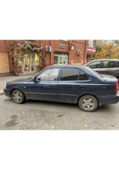 Hyundai Accent, 2009 года, 102 л.с., пробег 188006 км, автоматическая коробка передач. VIN: X7MCF41GPAM228999. Государственный номерной знак М322ХХ35.