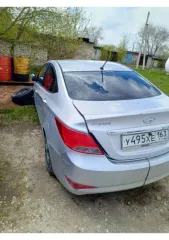 Hyundai Solaris 2015 года, 107 лс, 195636 км. Оцениваемый автомобиль имеет значительные дефекты, в настоящее время находится не на ходу. Согласно сведениям из сервиса «Проверка автомобиля» на сайте Госавтоинспекции (https://гибдд.рф), данный автомобиль участвовал в ДТП.