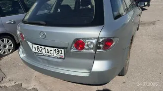 Автомобиль Mazda 6, 2003 г.в., регистрационный номер У821АС/180, цвет темно-синий металлик, идентификационный номер (VIN) JMZGY19T241140373, со свидетельством о регистрации ТС в РФ № 9950894312 и электронным пультом, ключом от автомобиля, с признаками эксплуатации, с видимыми дефектами и…