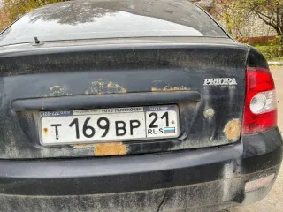 Lada Priora 2011 года, 80.9 л.с., пробег 250000 км. Транспортное средство LADA 217210 PRIORA, регистрационный номер Т169ВР21, VIN XTA217210B0153417.