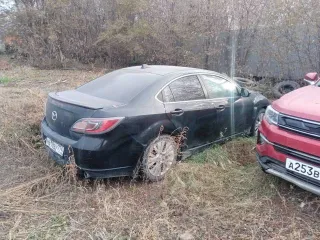 Mazda 6 2008 года, 147 л.с., АКПП. Автомобиль, марка (модель) – Mazda 6; наименование (тип ТС) – легковой седан, год выпуска – 2008; идентификационный номер: JMZGH12F701198255; цвет – черный.