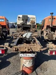 Камаз 53504-46, VIN: ХТС535044F2468397, гос. рег. знак: X739AX56, год выпуска 2015 – в демонтированном состоянии - рама с кабиной, двигатель Евро-4 с КПП ZF, раздаточная коробка, седельное устройство, передний мост (2 колеса), задняя телега (2 моста, 4 колеса)