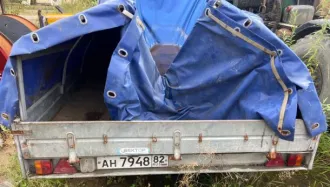 Прицеп тракторный мод.8301-04, год выпуска 2014, гос.номер 7604 УВ 86. С имуществом можно ознакомиться предварительно согласовав по тел. 89027125511 или подав заявку на эл. почту: bagaev.arbitr@mail.ru. Сумма 294 000,00 руб.