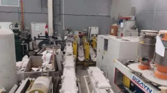Оборудование Dizayn teknik для производства полипропиленовой трубы диаметром 20-63 мм. Мощность производства 23,3 тысячи тонн в год. Оборудование предназначено для производства следующих труб: 1 простые без армировки 2 композитные с армировкой стекловолокном 3 Армированные алюминиевой фольгой…