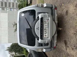 Mitsubishi Pajero 2007 года выпуска, VIN JMYLRV93W7J718163, цвет белый (серебристый), государственный регистрационный знак Р449СС69.