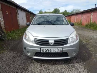 Легковой автомобиль Dacia Sandero год изготовления: 2009, цвет: серебристый, VIN: UU1BSDBNH41395213, ПТС: 35УВ 928060, г/н: Е596ТС35, мощность двигателя, л.с. (кВт): 75 (55), объем двигателя, куб. см. 1149, тип двигателя: бензиновый