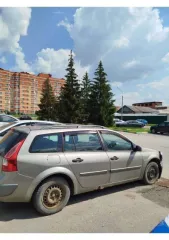 Renault Megane 2007 года, цвет серо-зеленый. VIN: VF1KMSFB538893490, ПТС: 71 УК 693725. Дизельный двигатель K9K724, номер D135378, мощность 86 л.с. (63 кВт), объем 1461 куб. см. Экологический класс 4. Максимальная масса 1745 кг, масса без нагрузки 1205 кг. Пробег уточнять при осмотре.